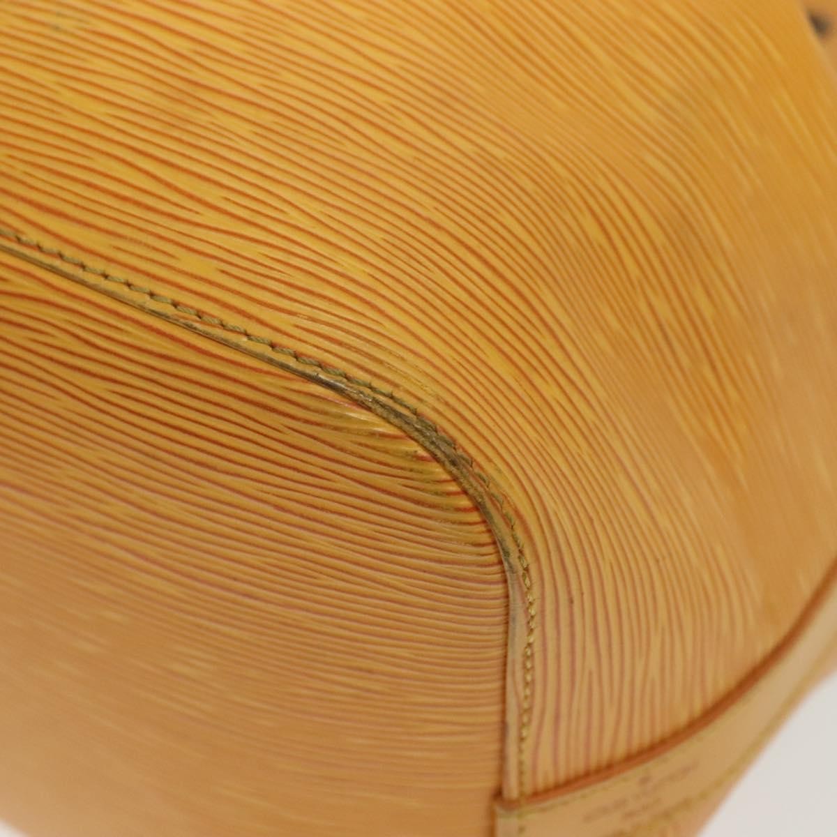 Louis Vuitton Petit Noe Handbag Epi Leather, YELLOW, LEATHER, Handbag