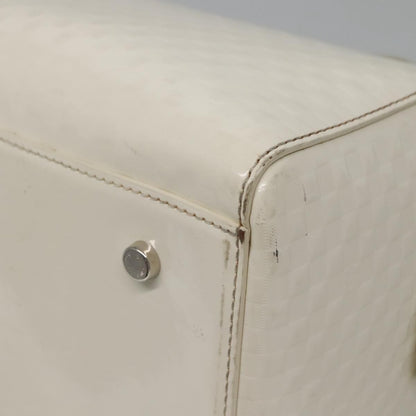 Louis Vuitton Speedy Cube Bag Damier Facette, WHITE, PATENT_LEATHER, Handbag