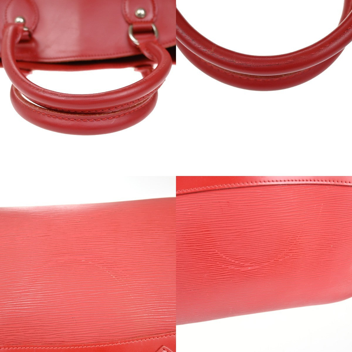 Louis Vuitton Passy Tote Epi Leather, RED, LEATHER, Tote bag