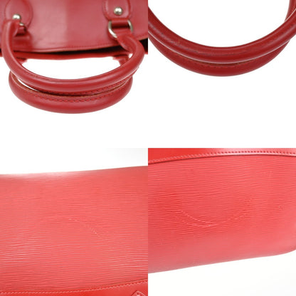 Louis Vuitton Passy Tote Epi Leather, RED, LEATHER, Tote bag