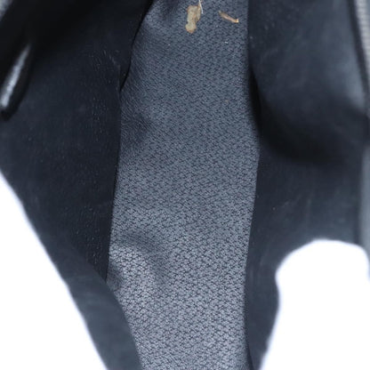 Celine Circle Logo Handbag Leather, BLACK, LEATHER, Handbag