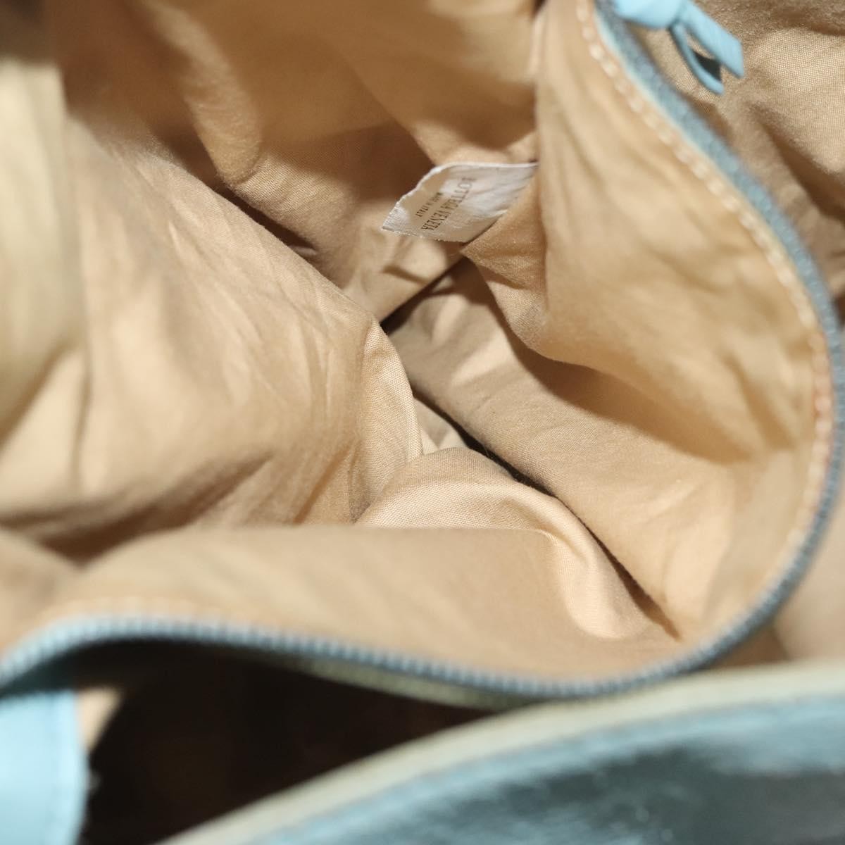 Bottega Veneta Front Zip Hobo Leather, BLUE, LEATHER, Handbag