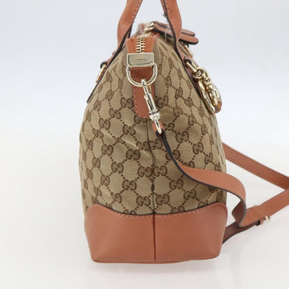 Gucci Vintage tote Canvas, BROWN, CANVAS, Tote bag
