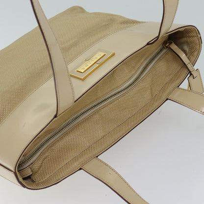 Celine Shoulder Bag Canvas, BEIGE, CANVAS, Shoulder bag