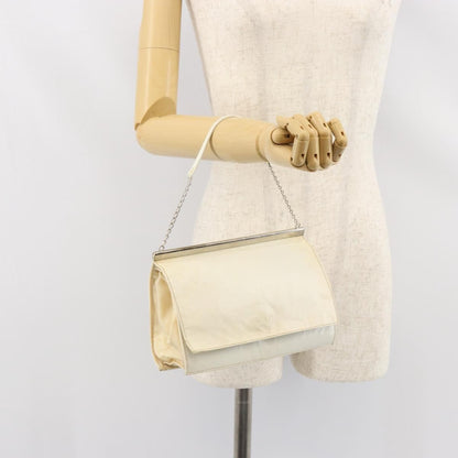 Prada Vintage Shoulder Bag Leather, WHITE, LEATHER, Shoulder bag