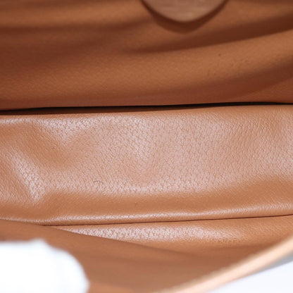 Celine Macadam Shoulder Bag PVC Leather, BROWN, CANVAS, Shoulder bag