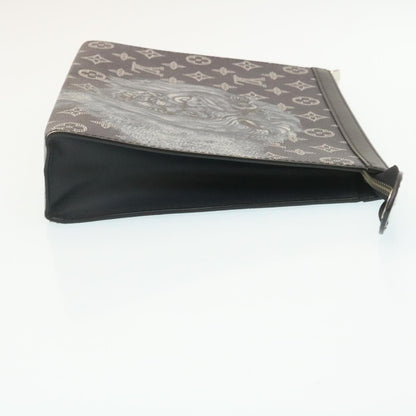 Louis Vuitton Pochette Voyage Limited Edition Chapman Savane Monogram Canvas, NAVY, CANVAS, Clutche & pouche