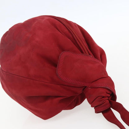 Loewe Anagram Shoulder Bag Suede, RED, SUEDE, Shoulder bag