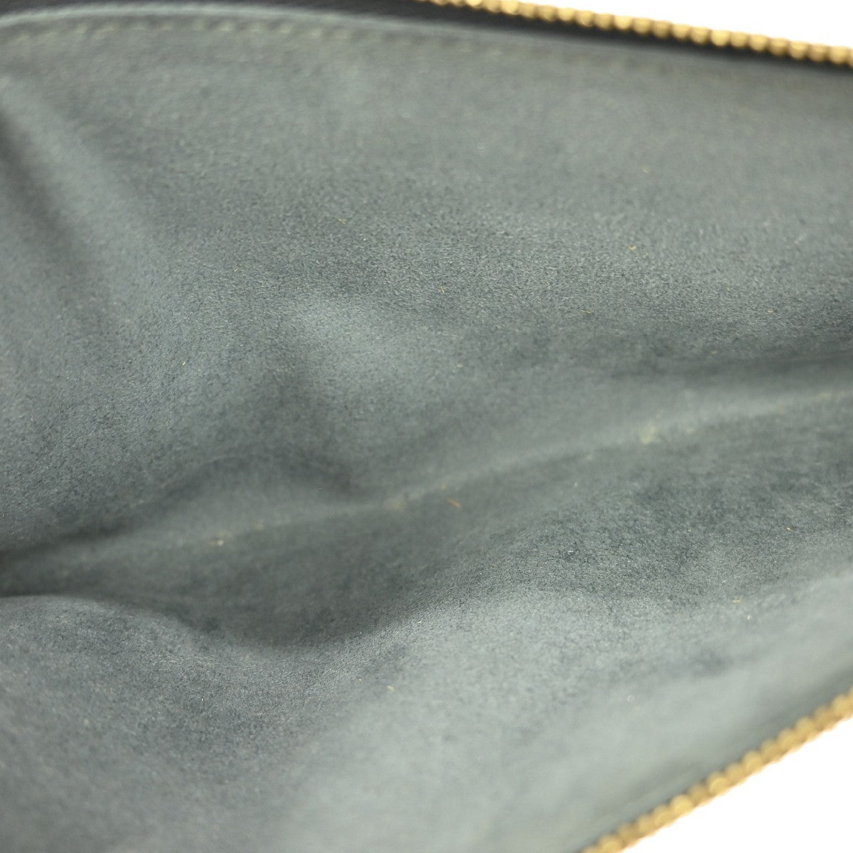 Louis Vuitton Pochette Accessoires Epi Leather, BLACK, LEATHER, Clutche & pouche