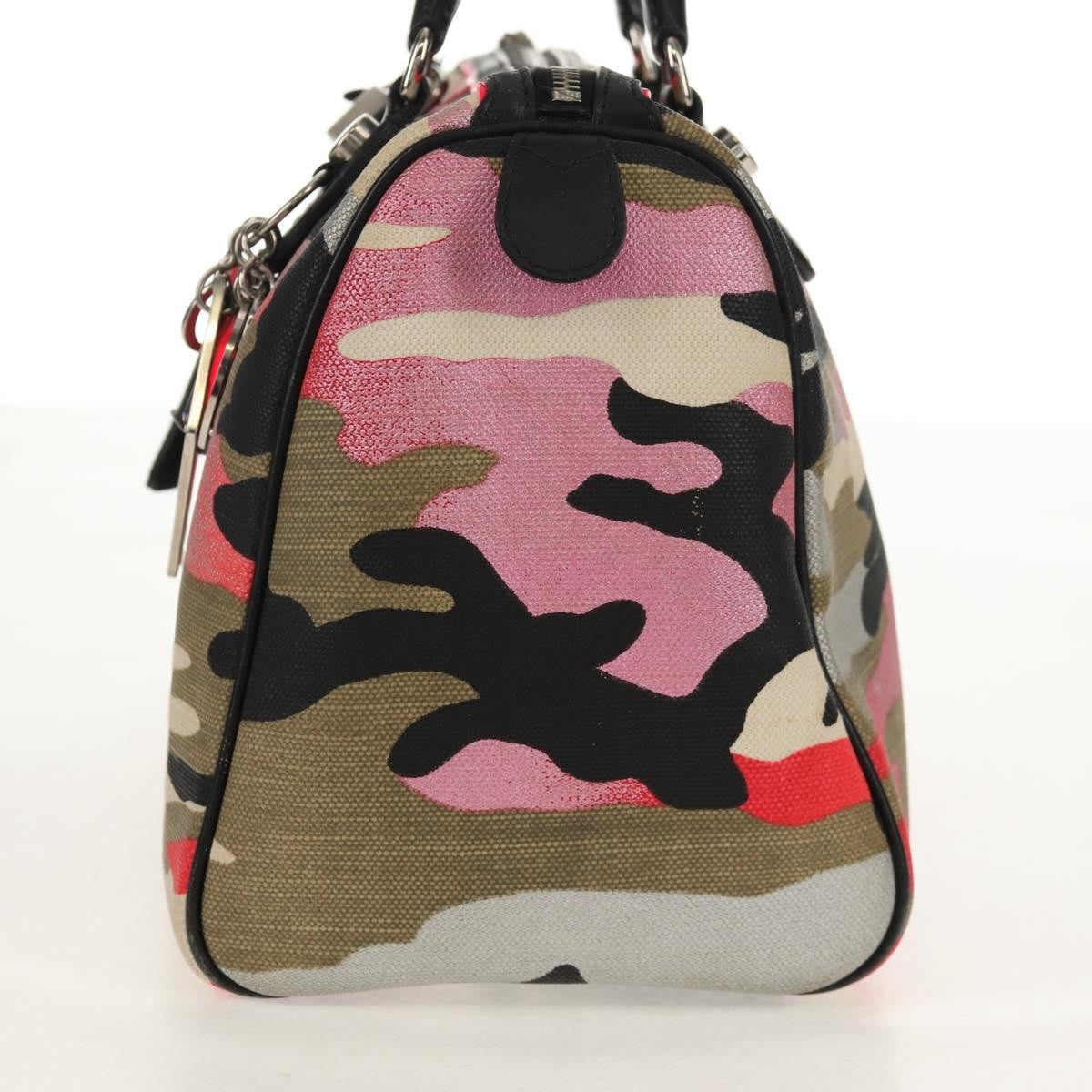 Christian Dior Polochon Satchel Limited Edition Anselm Reyle Camouflage Canvas, MULTICOLOUR, CANVAS, Travel bag