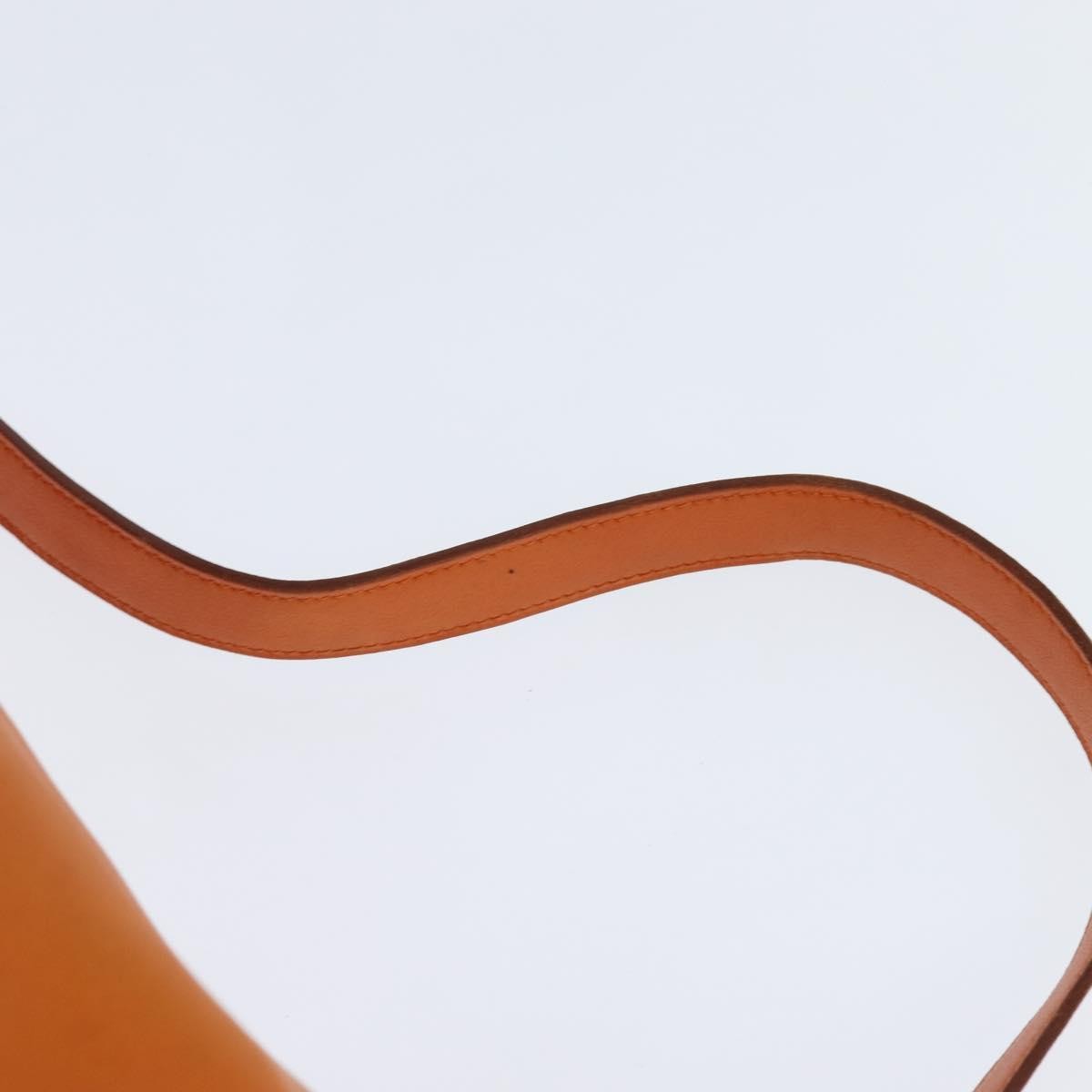 Hermes Sac Doremi Bag Leather, ORANGE, LEATHER, Shoulder bag