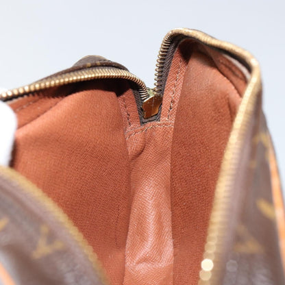 Louis Vuitton Marly Dragonne Clutch Monogram Canvas, BROWN, CANVAS, Clutche & pouche