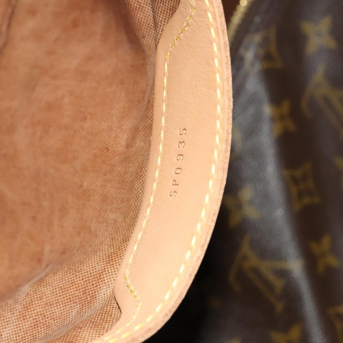 Louis Vuitton Sac Polochon Handbag Monogram Canvas, BROWN, CANVAS, Handbag