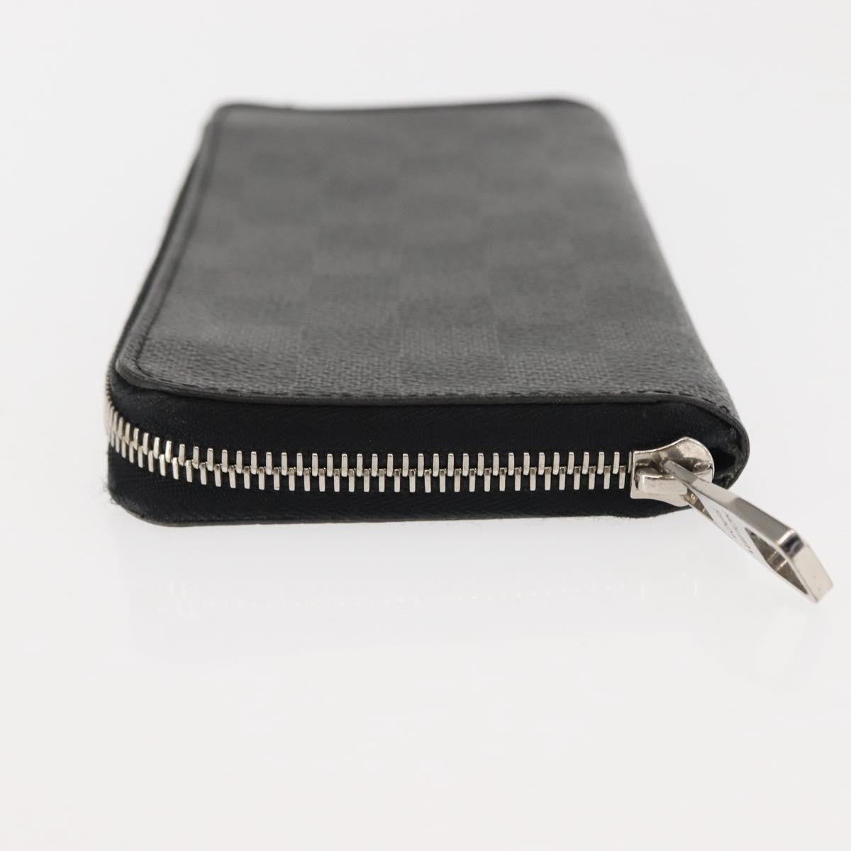 Louis Vuitton Zippy wallet vertical Damier Graphite, GRAY, CANVAS, Wallets