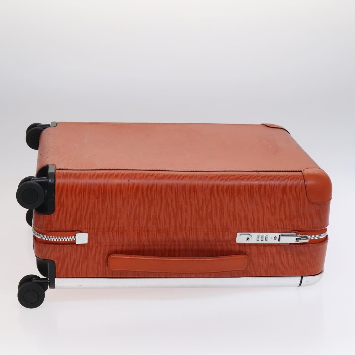 Louis Vuitton Horizon Luggage Epi Leather, ORANGE, LEATHER, Travel bag
