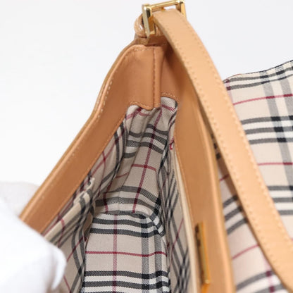 Burberry Shoulder Bag Leather, BEIGE, LEATHER, Shoulder bag