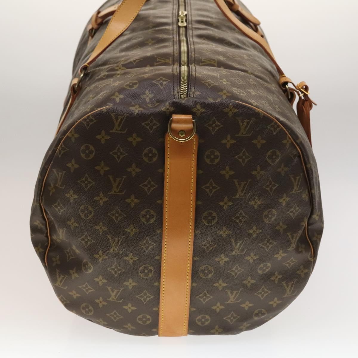 Louis Vuitton Sac Polochon Handbag Monogram Canvas, BROWN, CANVAS, Travel bag