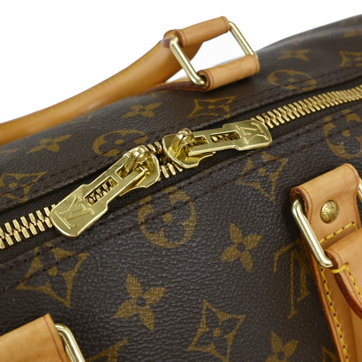 Louis Vuitton Keepall Bag Monogram Canvas, Brown, Canvas, Travel Bag