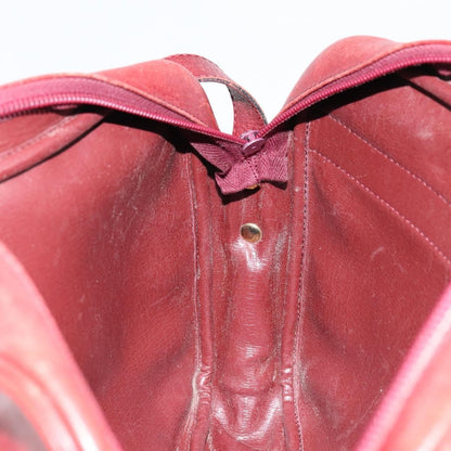 Christian Dior Vintage Shoulder Bag Leather, RED, LEATHER, Shoulder bag