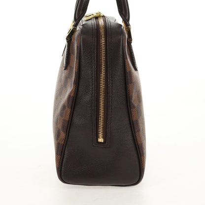 Louis Vuitton Brera Handbag Damier, BROWN, CANVAS, Handbag