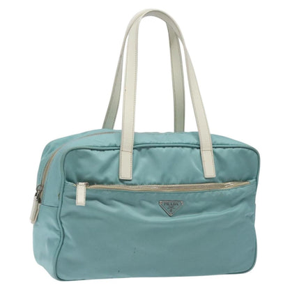 Prada Vintage Handbag Tessuto, BLUE, NYLON, Handbag
