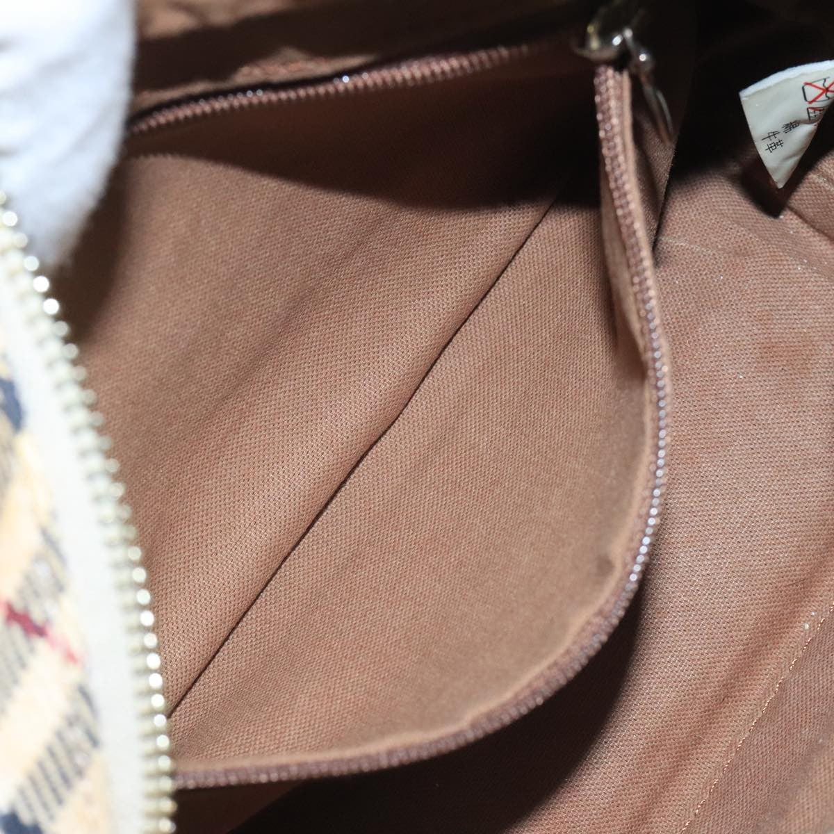 Burberry Shoulder Bag Nova Check Canvas, BEIGE, CANVAS, Shoulder bag