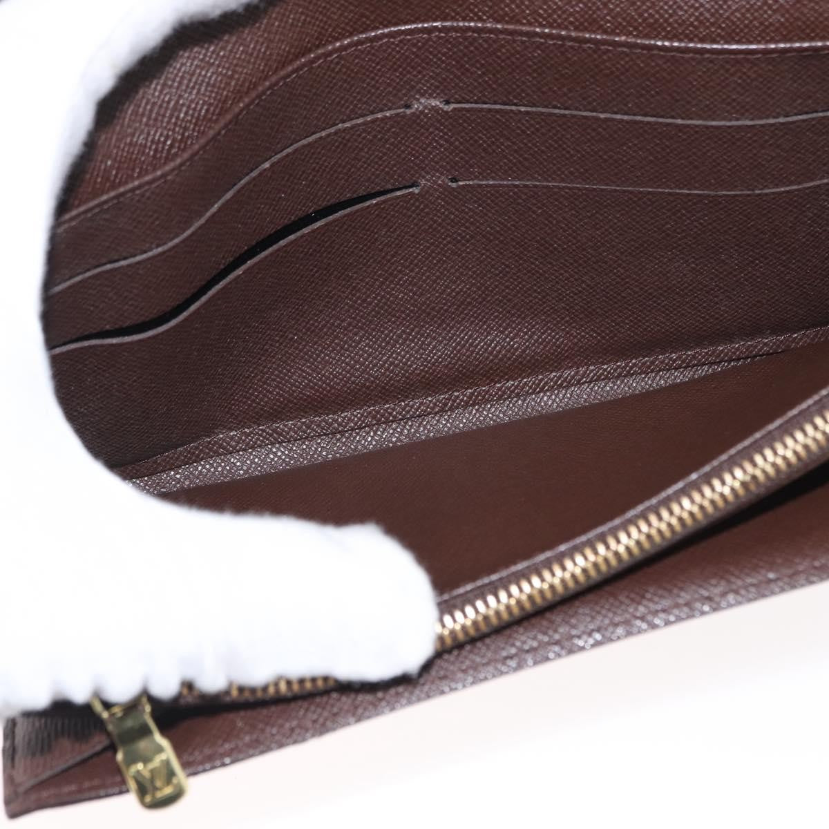 Louis Vuitton Sarah Wallet NM Damier, BROWN, CANVAS, Wallets