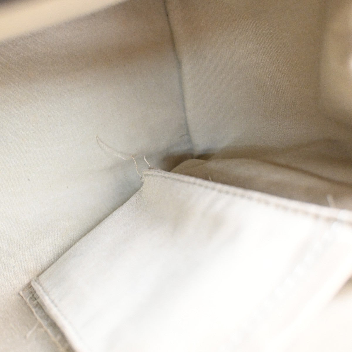 Louis Vuitton Josephine Handbag Mini Lin, KHAKI, CANVAS, Shoulder bag