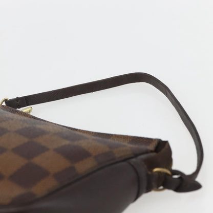 Louis Vuitton Trousse Make Up Bag Damier Canvas, BROWN, CANVAS, Clutche & pouche