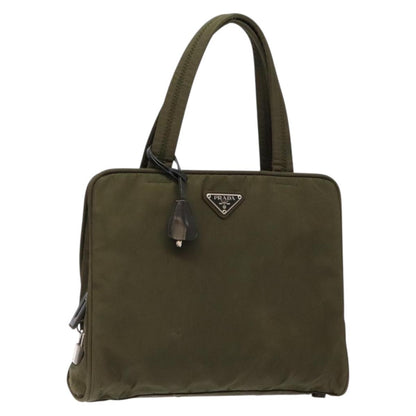 Prada Tote Vitello Daino Vitello Daino, GREEN, NYLON, Tote bag