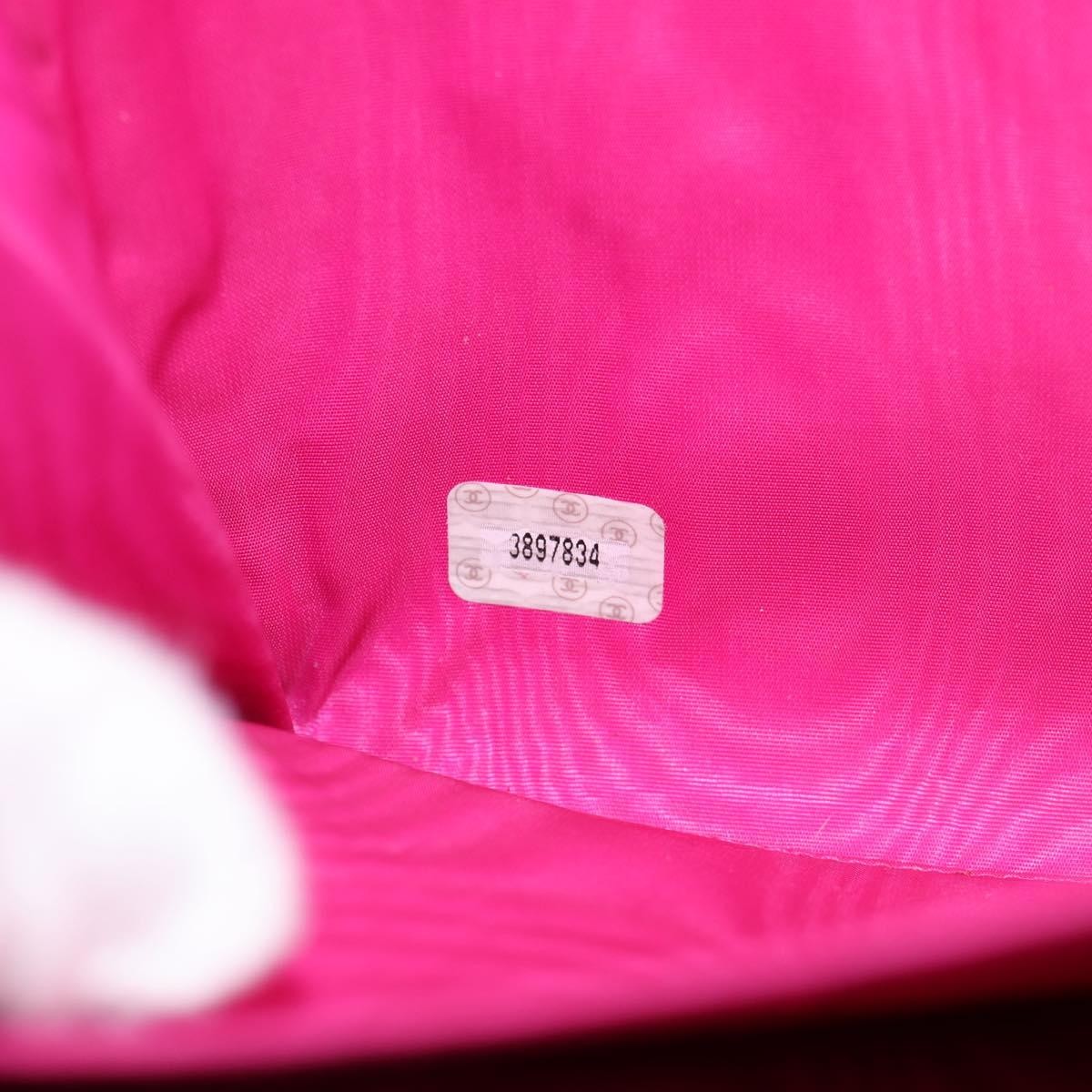 Chanel Vintage Clutch Bag Quilted Leather, PINK, LEATHER, Clutche & pouche