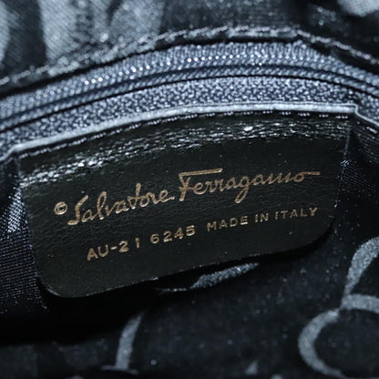 Salvatore Ferragamo Vintage Tote bag Canvas, BLACK, CANVAS, Tote bag