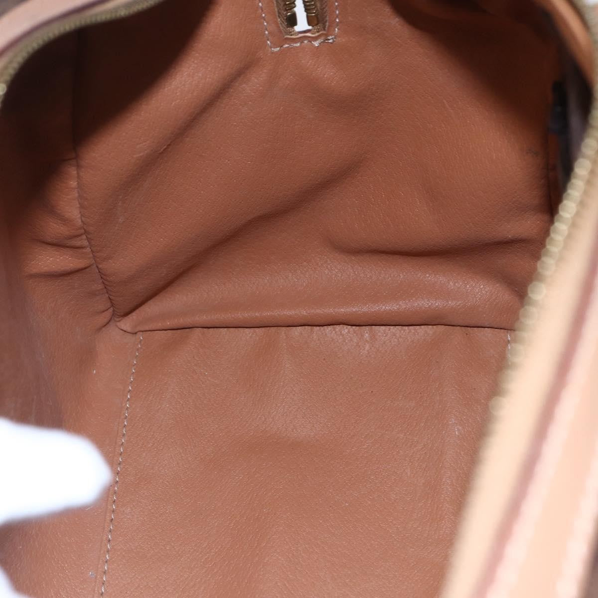 Celine Vintage Macadam Boston bag Canvas, BROWN, CANVAS, Handbag