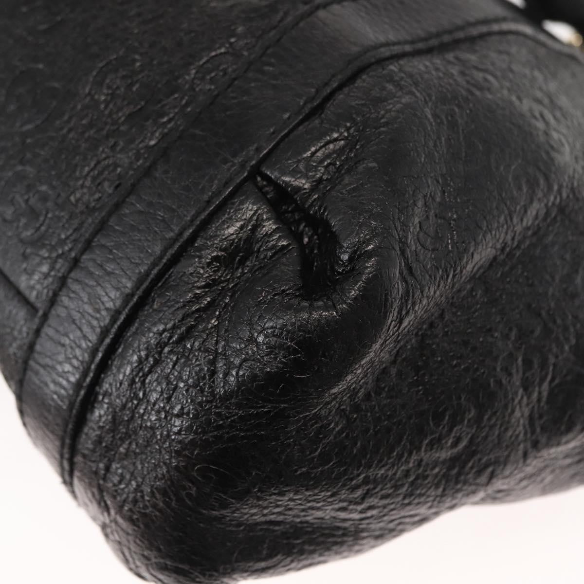 Gucci New Ladies Web Hobo Guccissima Leather, BLACK, LEATHER, Handbag