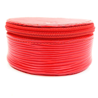 Louis Vuitton Ecrin Bijoux Jewelry Case Epi Leather, RED, LEATHER, Clutche & pouche