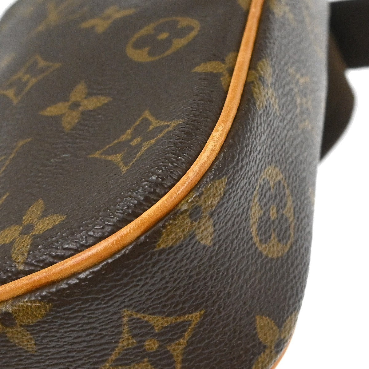 Louis Vuitton Pochette Gange Monogram Canvas, BROWN, CANVAS, Clutche & pouche