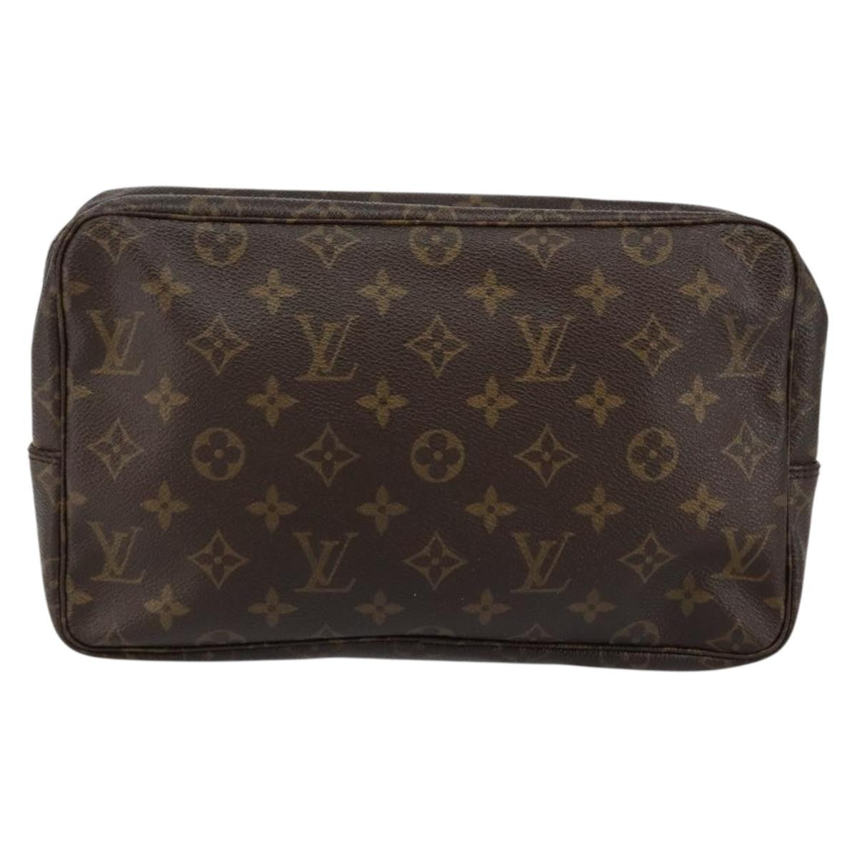 Louis Vuitton Trousse Toilette Monogram Canvas, BROWN, CANVAS, Clutche & pouche