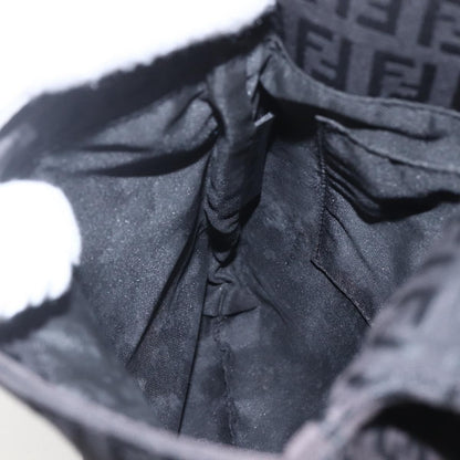 Fendi Vintage Flap Crossbody Bag Zucchino Canvas, BROWN, CANVAS, Shoulder bag