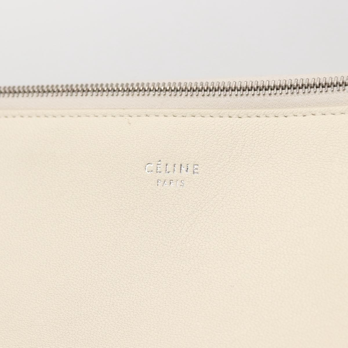 Celine Bicolor Solo Clutch Leather, MULTICOLOUR, LEATHER, Clutche & pouche