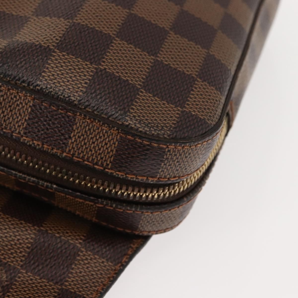 Louis Vuitton Geronimos Waist Bag Damier, BROWN, CANVAS, Shoulder bag
