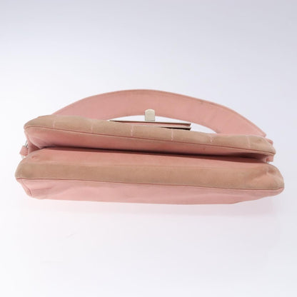 Chanel Giant Mademoiselle Lock Shoulder Bag Suede, PINK, SUEDE, Shoulder bag