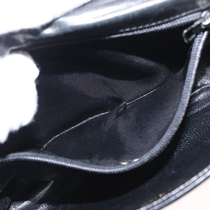 Chanel Vintage CC Stitch Flap Bag Leather, BLACK, LEATHER, Shoulder bag