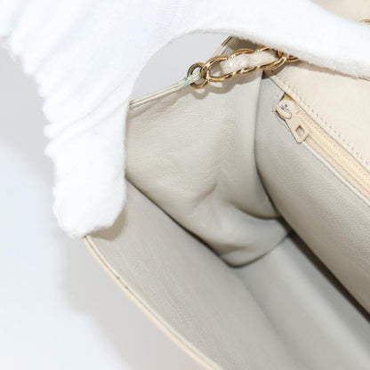 Chanel Vintage Tassel Flap Bag Quilted Lambskin, GOLD, LAMB_SKIN, Handbag