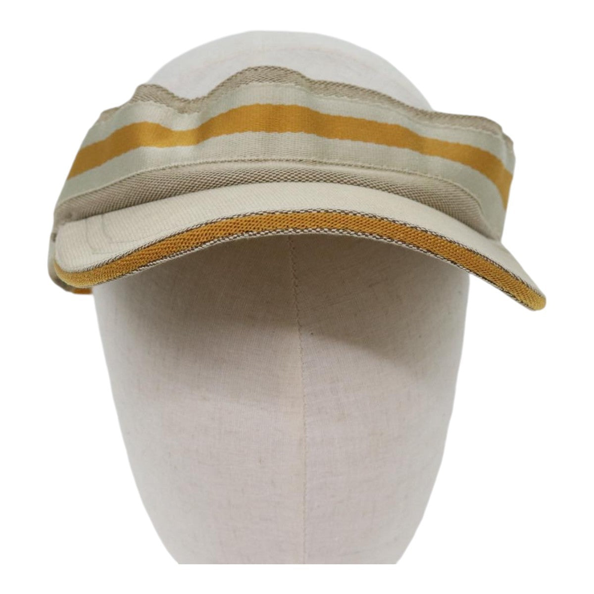 Gucci Sun Visor Canvas, BEIGE, CANVAS, Head accessory