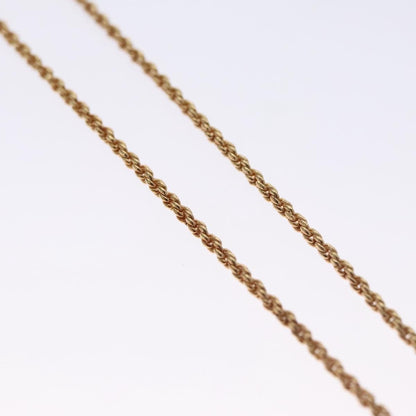 Christian Dior CD Pendant Necklace Metal, GOLD, METAL, Necklace