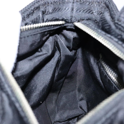 Prada Vintage Zip Handbag Tessuto, BLACK, NYLON, Handbag