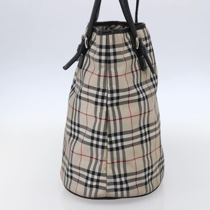 Burberry Nova Check Tote Nylon, BEIGE, NYLON, Tote bag