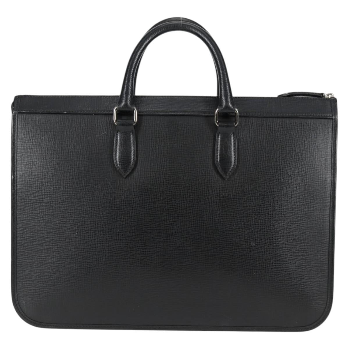 Burberry Briefcase Leather, BLACK, LEATHER, Briefcase