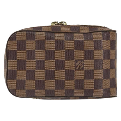 Louis Vuitton Geronimos Waist Bag Damier, BROWN, CANVAS, Shoulder bag