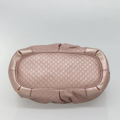 Gucci Sukey Top Handle Satchel Microguccissima Leather, PINK, LEATHER, Tote bag